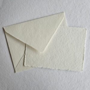 Envelope e Cartão Beatriz em Papel Artesanal