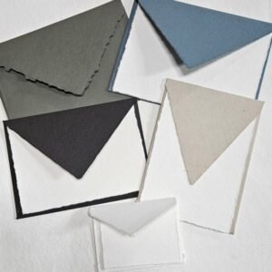 Mostruário de Envelopes em Papéis Artesanais Coloridos