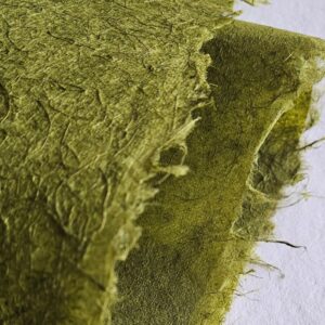 Papel Artesanal Catavento Verde 12g 100 x 70