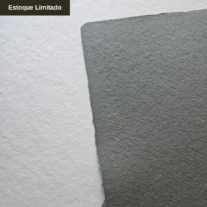 Cartão Aurora em Papel Artesanal Verde Mineral