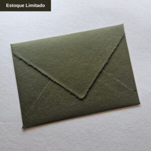 Envelope Aurora em Papel Artesanal Mandacaru