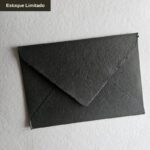 Envelope Aurora em Papel Artesanal Oliva Escuro