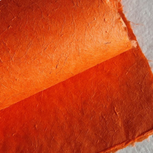 Papel Artesanal Catavento Laranja 75g 100 x 70